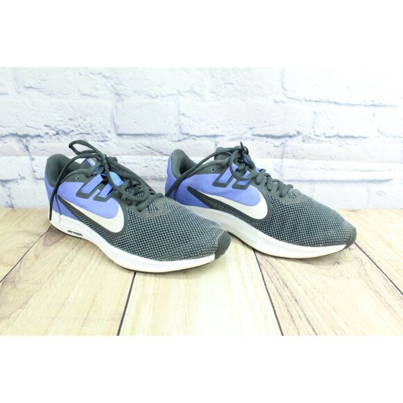 Nike Downshifter 9 Anthracite Sapphire Running Jogging Sneakers Size 7.5 - Picture 3 of 9